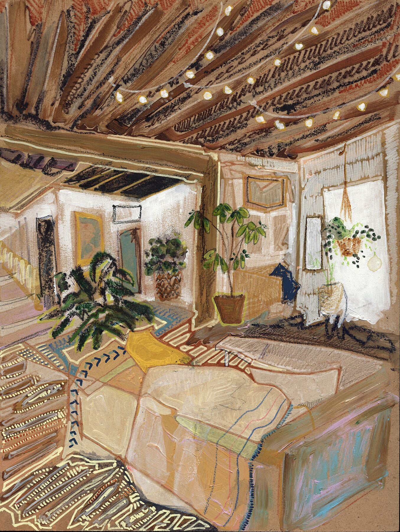 .Wooden Beams