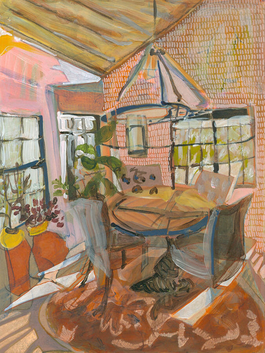 Peach Dining Room